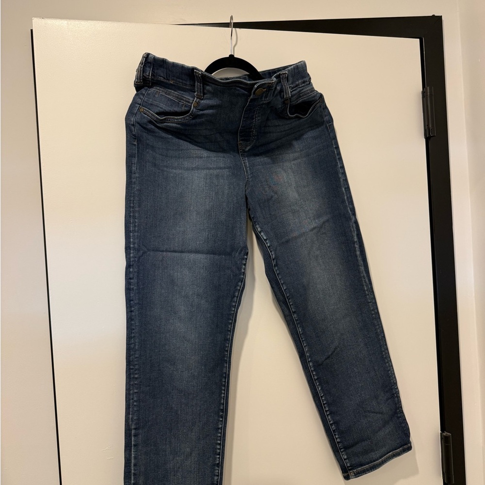 2 PAIRS Liverpool Jeans Company Indigo and dark wash Straight Leg Jeans - Picture 11 of 12